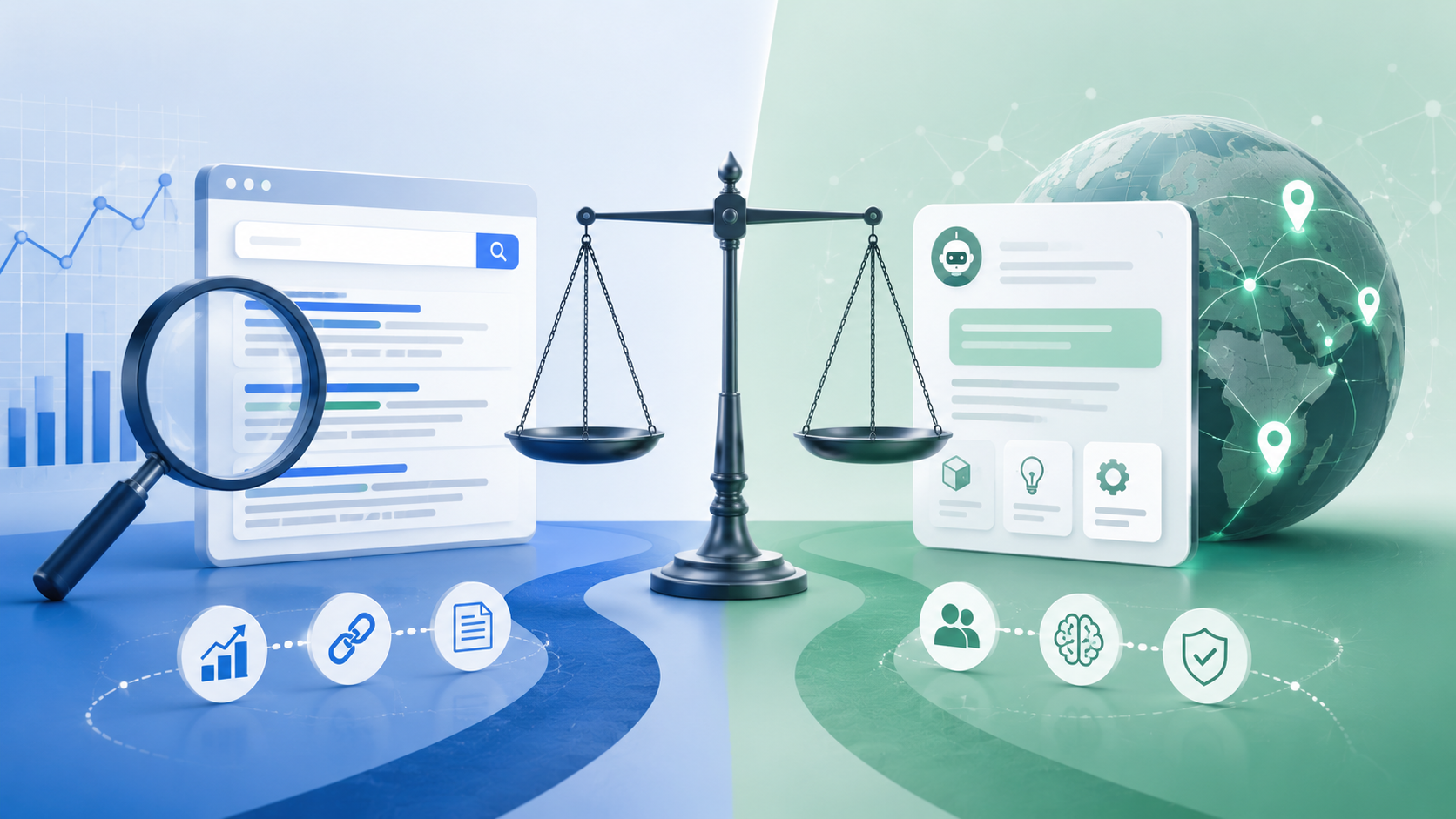 GEOとSEOの違いとは?目的別に比較してわかる最適な選び方