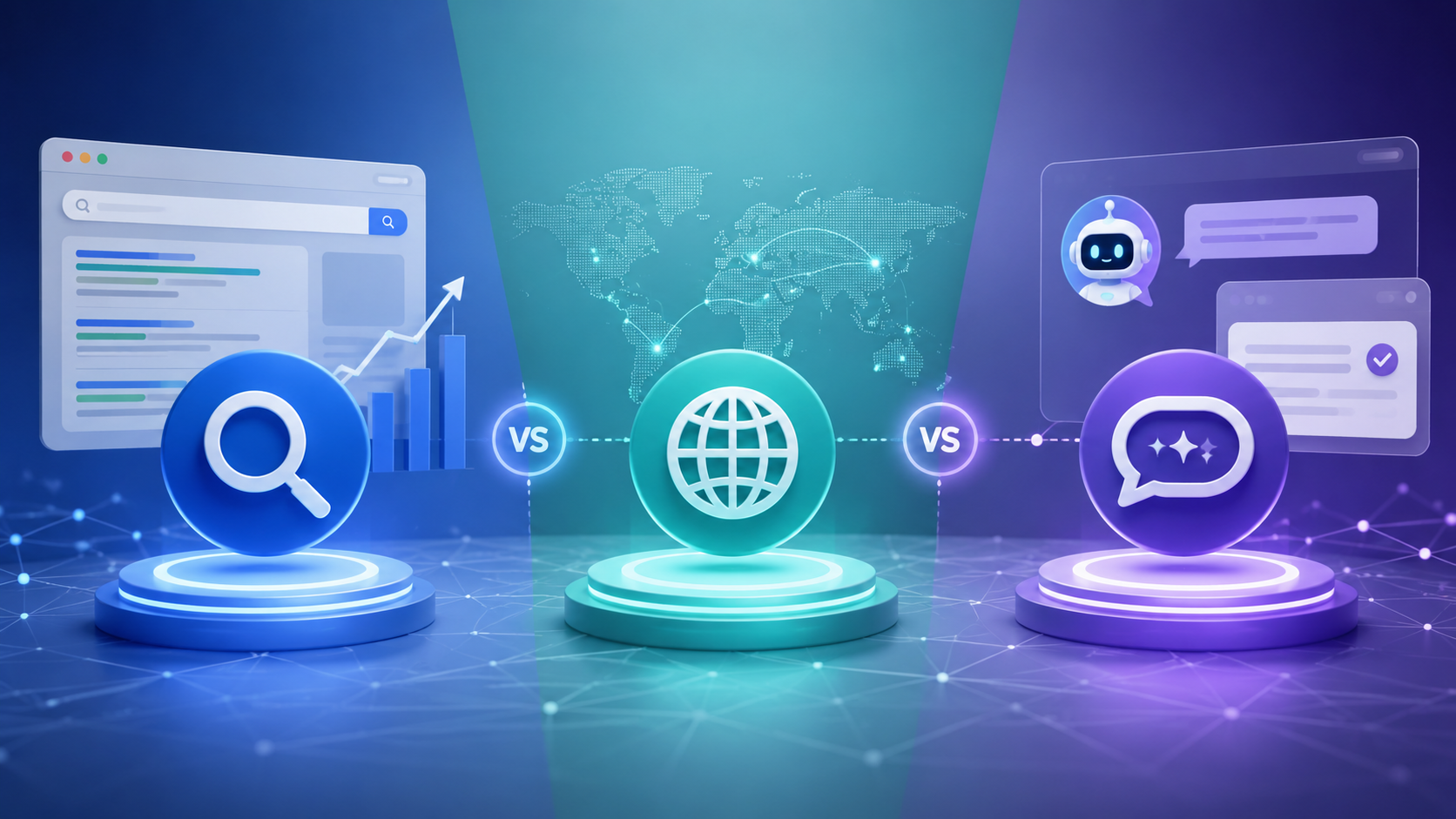 SEO・GEO・AEOの違いとは？3つの最適化戦略の関係とこれからの考え方
