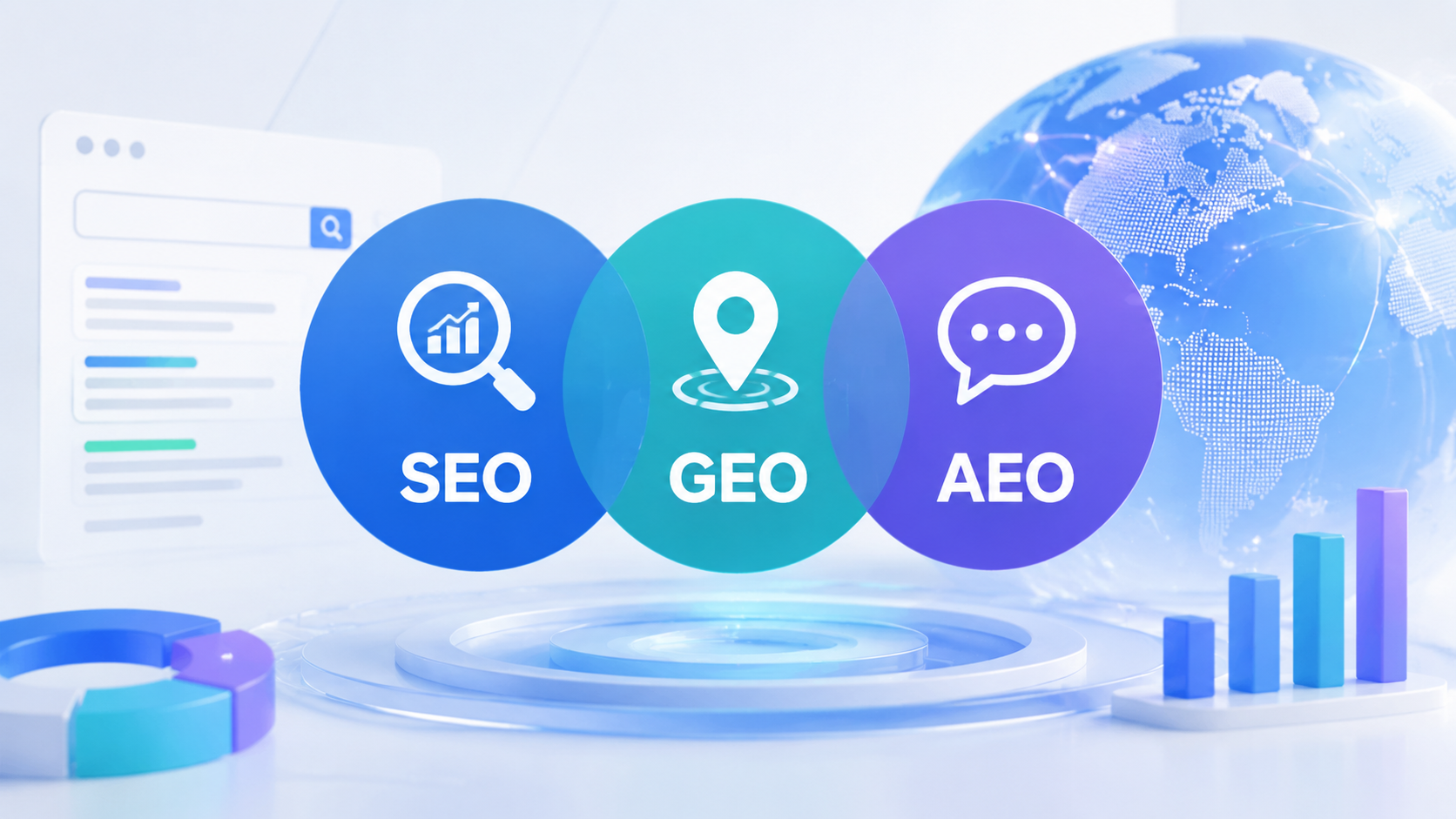 SEO vs GEO vs AEO: Key Differences, Use Cases, and Strategy Tips