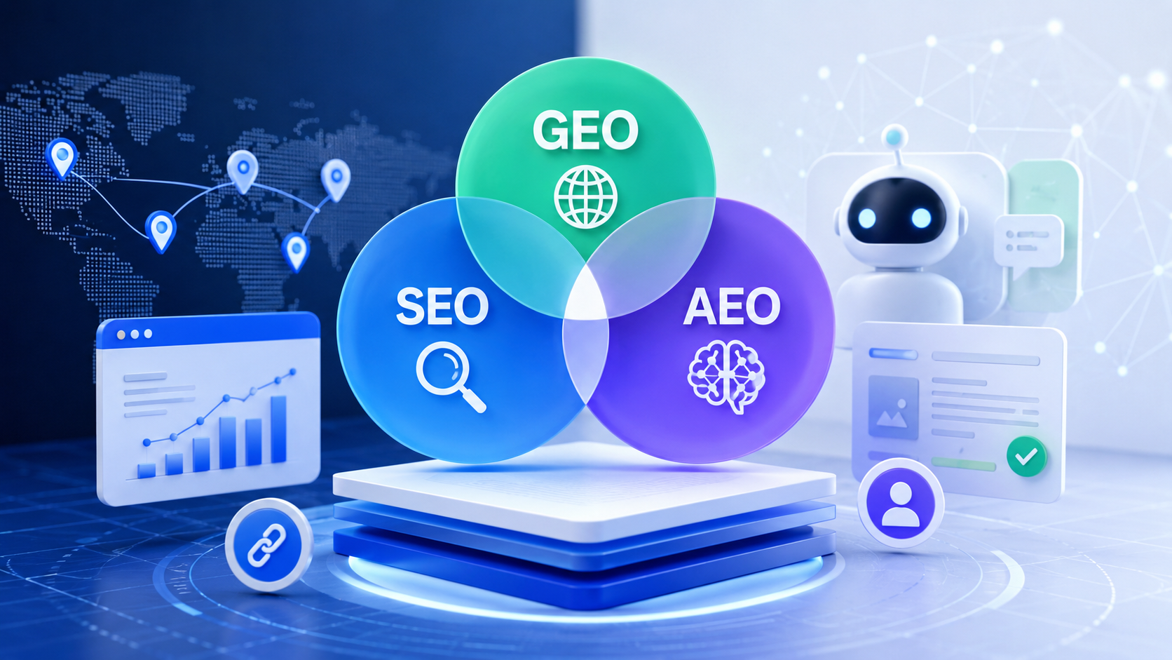 SEO、GEO 和 AEO 有什么区别？内容该怎么布局，才更容易被搜索和 AI 发现？